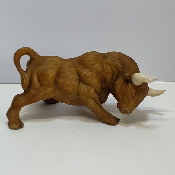 Napcoware Ceramic Bull Planter Sculpture MidCentury Modern C-4889 No Chips Dirty - Picture 1 of 13
